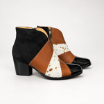 Par de botines Chiara Caoba Piel Black