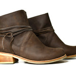 Esme Chocolate Break - botines de cuero