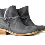 Esme Grafito Break - botines de cuero