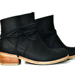 Esme Negro Break - botines de cuero