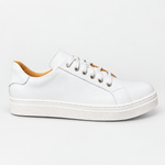 Zapatilla Isahia Blanca de perfil