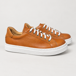 Par de zapatillas Isahia Curry de cuero