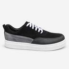 Jack Gamuza Negro/Gris — vista lateral